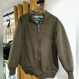 Orvis Mens Wool Hunting Bomber Jacket